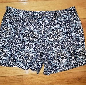 White House Black Market Printed Shorts
